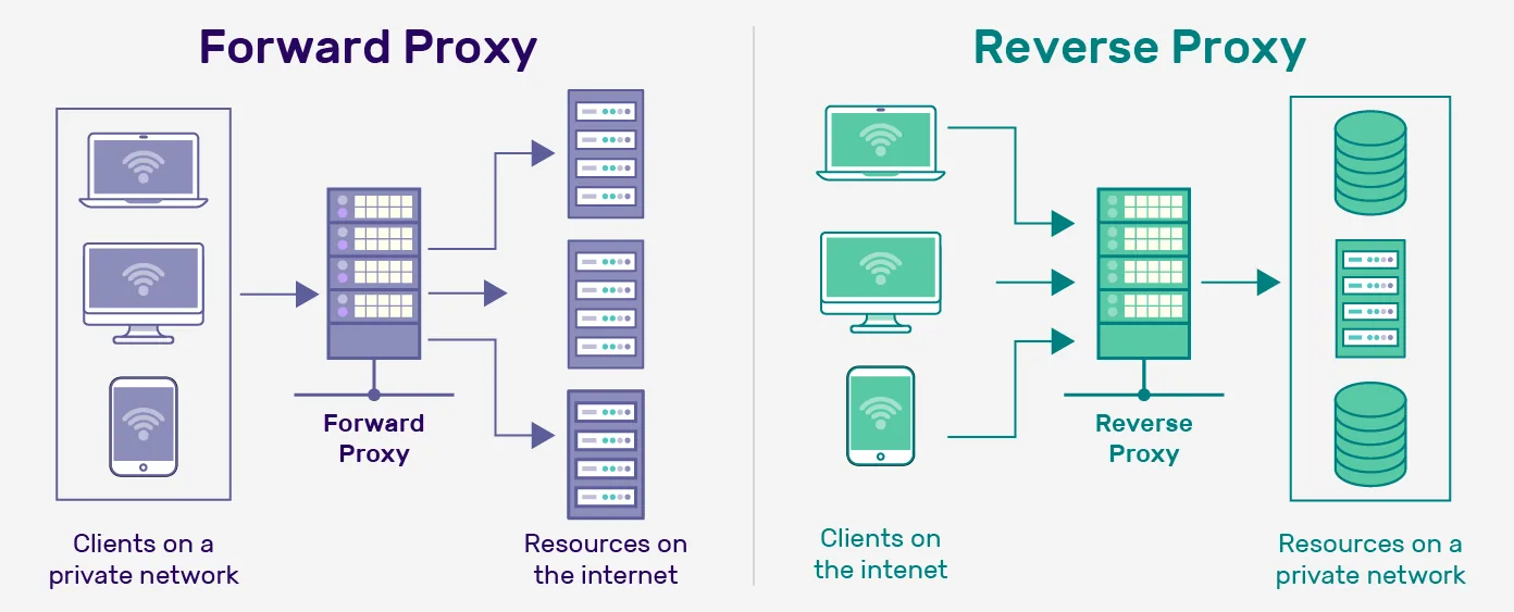 Reverse Proxy 설명 그림